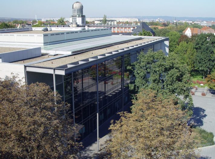 Hörsaalzentrum der TU Dresden an der Bergstraße.